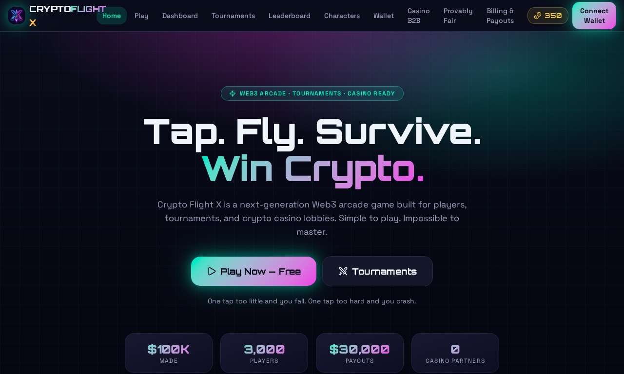 Crypto Flight X cover art